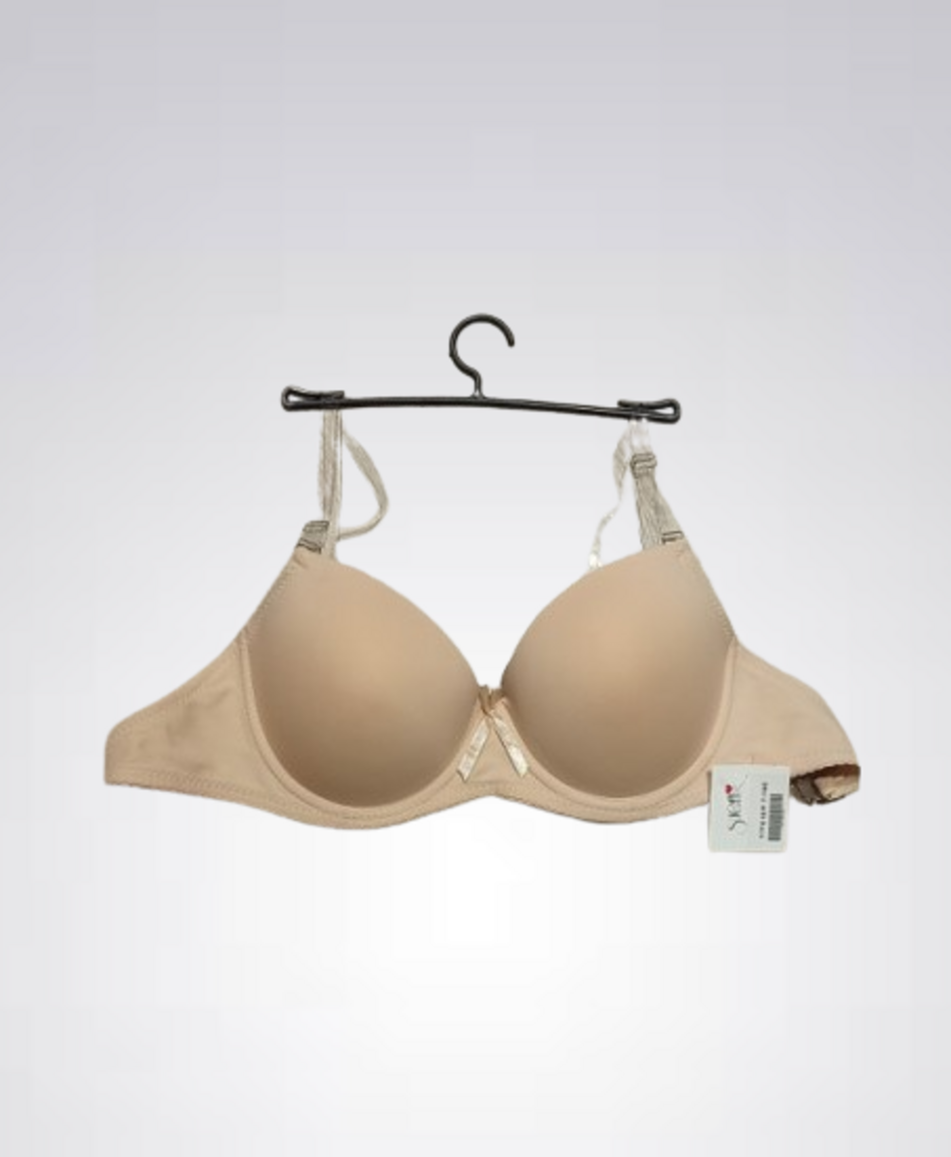 Sujetador con tirantes y espalda transparente - 3